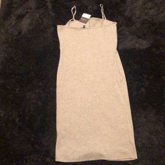 Topshop Grey Tight Dress NWT - Picture 2 of 2